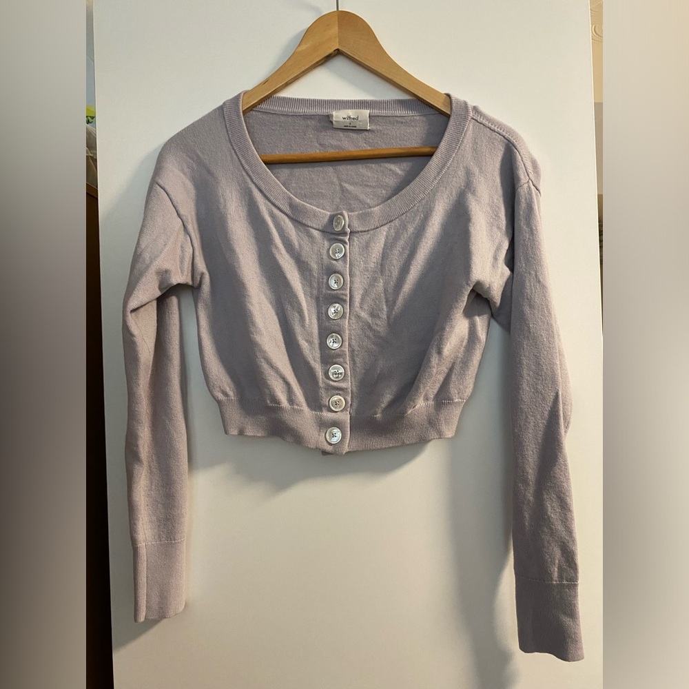 🍓Wilfred Lavender Button-Up Women's Cardigan